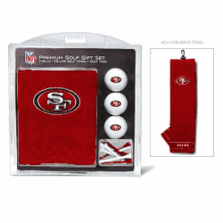 San Francisco 49ers Embroidered Towel Golf Gift Set