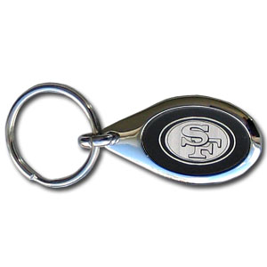 San Francisco 49ers Etched Key Chain