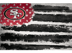 San Francisco 49ers Flag 17x26