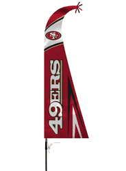 San Francisco 49ers Flag Premium Feather Style CO
