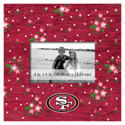 San Francisco 49ers Floral 10x10 Frame