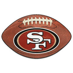 San Francisco 49ers Football Rug - 20.5in. x 32.5in.