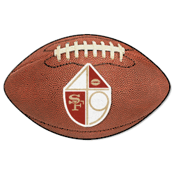 San Francisco 49ers Football Rug - 20.5in. x 32.5in., NFL Vintage