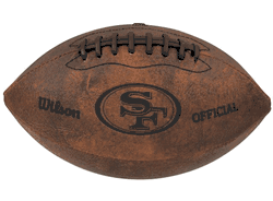 San Francisco 49ers Football - Vintage Throwback - 9 Inches