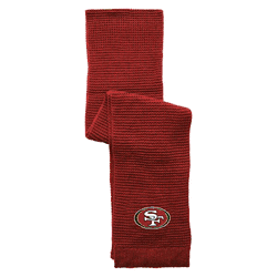 San Francisco 49ers Full Color Waffle Scarf