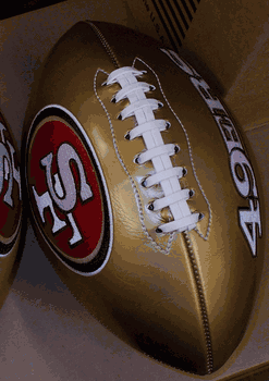San Francisco 49ers Full Size Gold Football