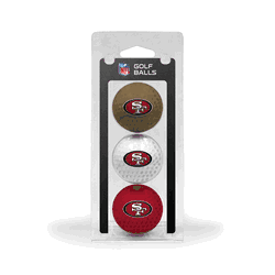 San Francisco 49ers Golf Balls - 3 Pack