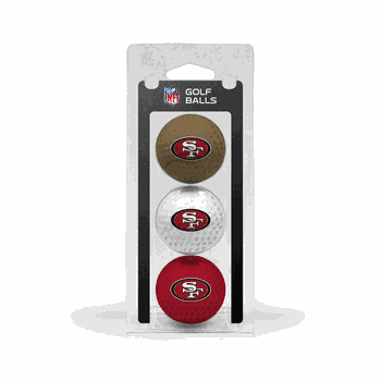 San Francisco 49ers Golf Balls - 3 Pack