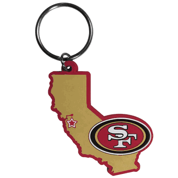 San Francisco 49ers Home State Flexi Key Chain
