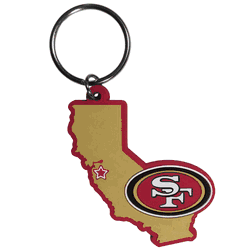 San Francisco 49ers Home State Flexi Key Chain