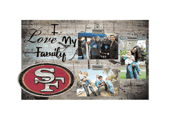 San Francisco 49ers I Love my Family Clip Frame