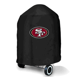 San Francisco 49ers Kettle Grill Cover - 25in x 25in x 35in