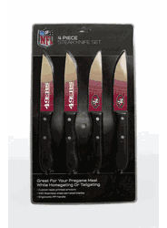 San Francisco 49ers Knife Set - Steak - 4 Pack