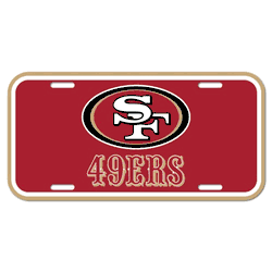 San Francisco 49ers License Plate