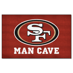 San Francisco 49ers Man Cave Ulti-Mat Rug - 5ft. x 8ft.