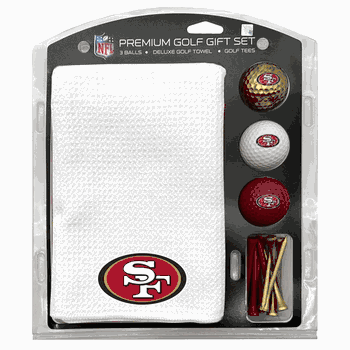 San Francisco 49ers Microfiber Towel Gift Set - 16 x 40 (White)