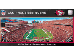 San Francisco 49ers NFL 1000pc Panoramic Puzzle - End Zone