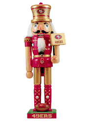 San Francisco 49ers NFL 12" Nutcracker