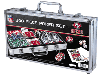 San Francisco 49ers NFL 300pc Poker Set