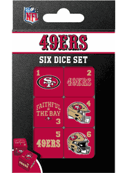 San Francisco 49ers NFL Dice Set