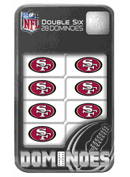 San Francisco 49ers NFL Dominoes