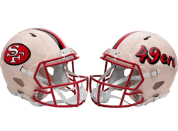 San Francisco 49ers NFL Full Size Authentic Speed Football Helmet RETRO