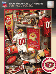 San Francisco 49ers NFL Locker Room 500pc Puzzle