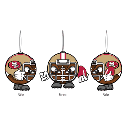 San Francisco 49ers Ornament Ball Head
