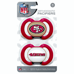San Francisco 49ers Pacifier 2-Pack