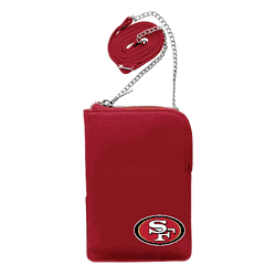 San Francisco 49ers Pebble Smart Purse Dark Red