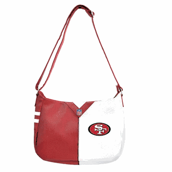 San Francisco 49ers Pebble Split Hobo Shoulder Bag