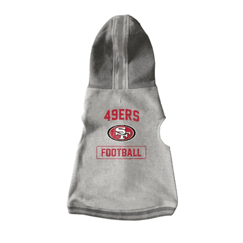 San Francisco 49ers Pet Hooded Crewneck Type XL