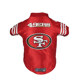 San Francisco 49ers Pet Premium Jersey Xtra Large