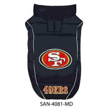 San Francisco 49ers Puffer Vest - Medium