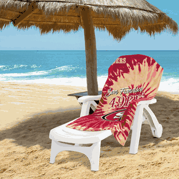 NFL San Francisco 49ers Pyschedlic Beach Towel