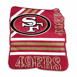 San Francisco 49ers Raschel Throw