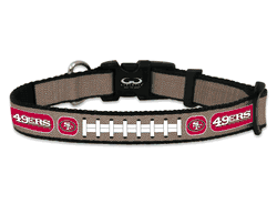 San Francisco 49ers Reflective Toy Football Collar