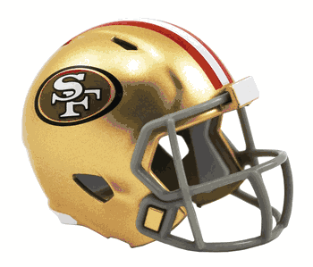 San Francisco 49ers Riddell NFL Speed Pocket Pro Helmet