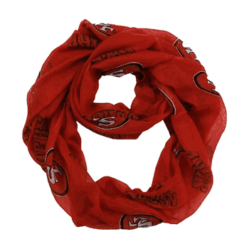 San Francisco 49ers Sheer Infinity Scarf