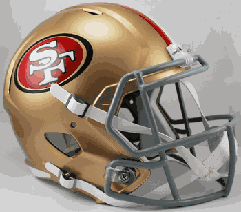 San Francisco 49ers Speed Replica Full Size Football Helmet