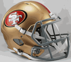 San Francisco 49ers Speed Replica Full Size Football Helmet