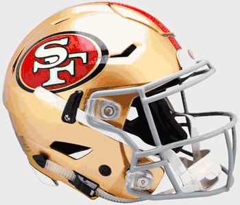 San Francisco 49ers SpeedFlex Full Size Football Helmet - *NEW* NFL ...
