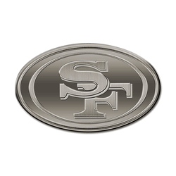 San Francisco 49ers Standard Oval Antique Auto Emblem