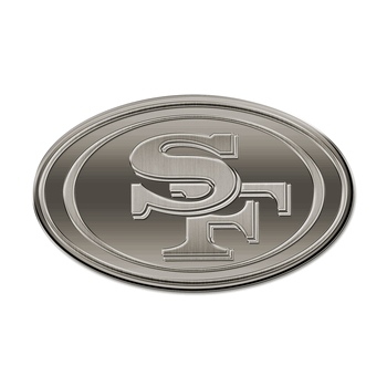 San Francisco 49ers Standard Oval Antique Auto Emblem