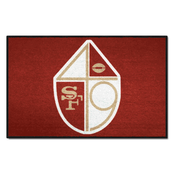 San Francisco 49ers Starter Mat Accent Rug - 19in. x 30in., NFL Vintage