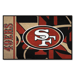 San Francisco 49ers Starter Mat XFIT Design - 19in x 30in Accent Rug