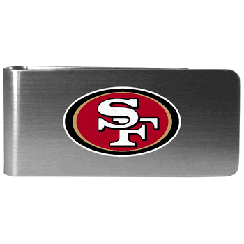 San Francisco 49ers Steel Money Clip, Logo
