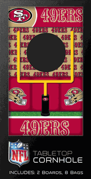 San Francisco 49ers Tabletop Cornhole