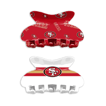 San Francisco 49ers Team Hair Claw Set (S)