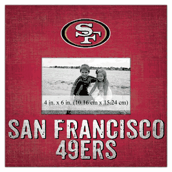 San Francisco 49ers Team Name 10"x10" Picture Frame
